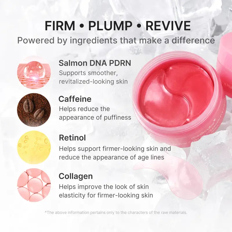 Medicube PDRN Pink Caffeine & Collagen Eye Patch